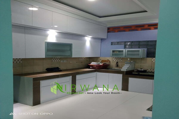 kitchen set aluminium minimalis di depok